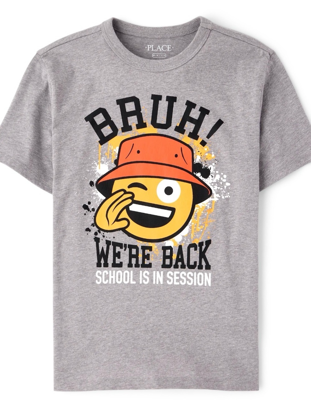 Boys First Day of School Graphic Tee, Size M 7/8